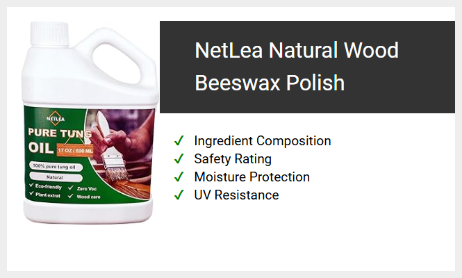 NetLea Natural Wood Beeswax Polish