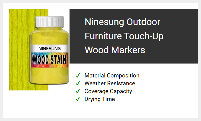 Ninesung Outdoor Furniture Touch-Up Wood Markers