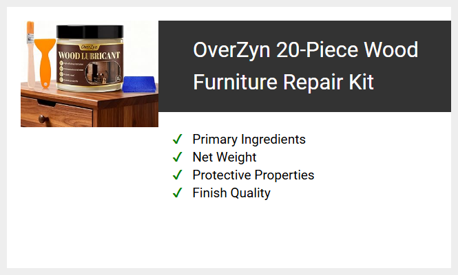 OverZyn 20-Piece Wood Furniture Repair Kit
