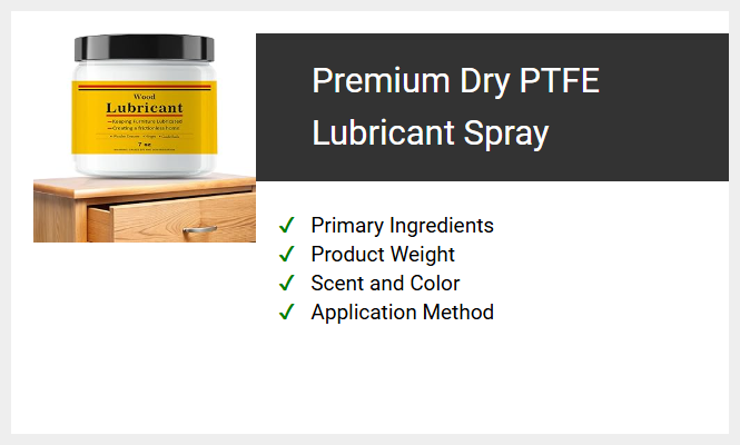 Premium Dry PTFE Lubricant Spray