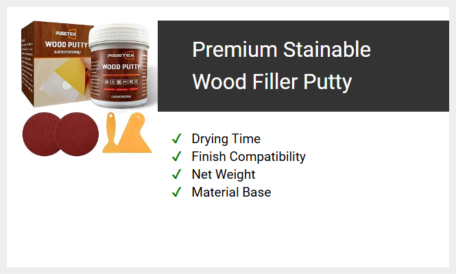 Premium Stainable Wood Filler Putty