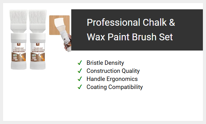 Professional Chalk & Wax Paint Brush Set