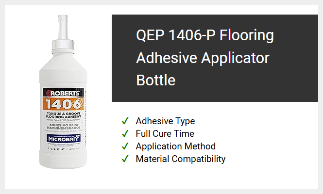 QEP 1406-P Flooring Adhesive Applicator Bottle