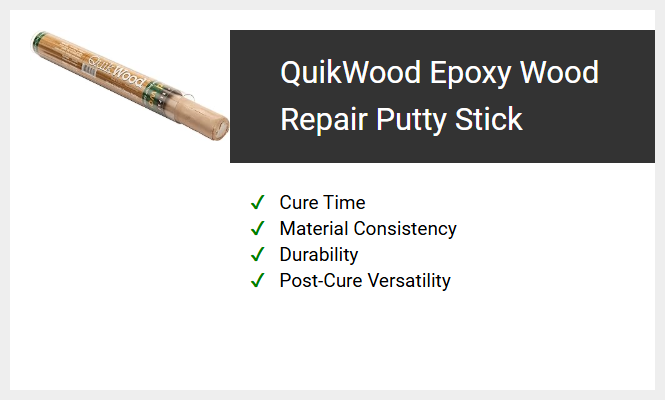 QuikWood Epoxy Wood Repair Putty Stick
