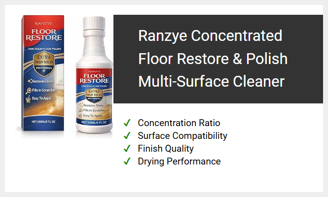 Ranzye Concentrated Floor Restore & Polish Multi-Surface Cleaner