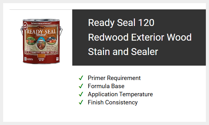 Ready Seal 120 Redwood Exterior Wood Stain and Sealer