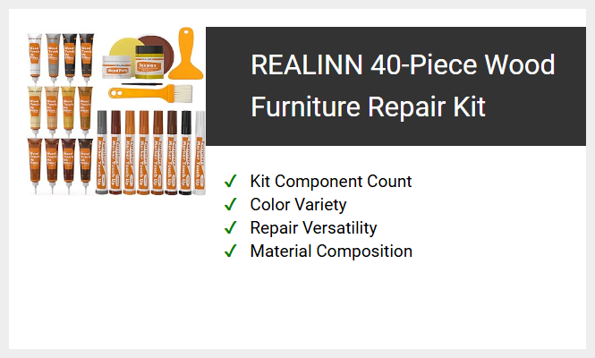 REALINN 40-Piece Wood Furniture Repair Kit