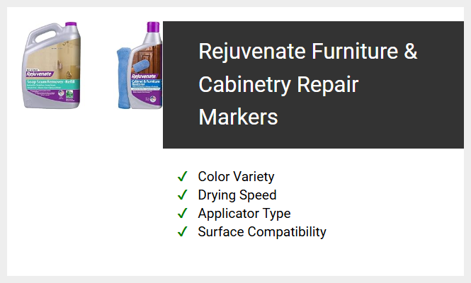 Rejuvenate Furniture & Cabinetry Repair Markers