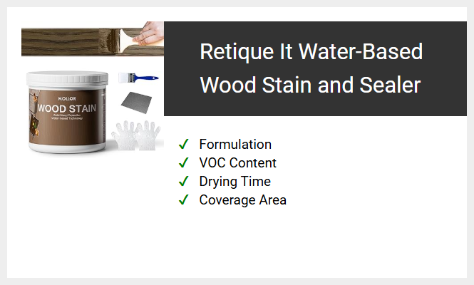 Retique It Water-Based Wood Stain and Sealer