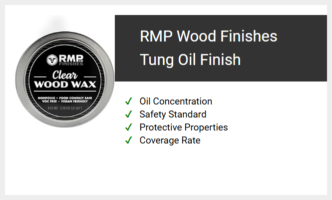 RMP Wood Finishes Tung Oil Finish