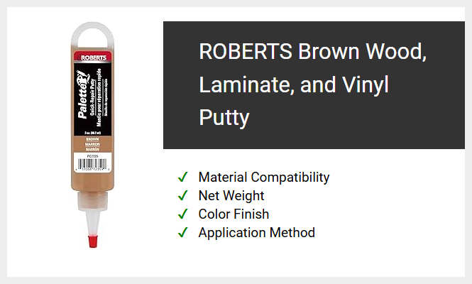 ROBERTS Brown Wood, Laminate & Vinyl Putty