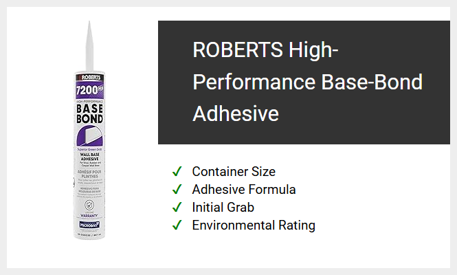 ROBERTS High-Performance Base-Bond Adhesive