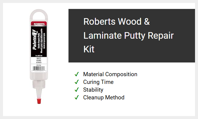 Roberts Wood & Laminate Putty Repair Kit