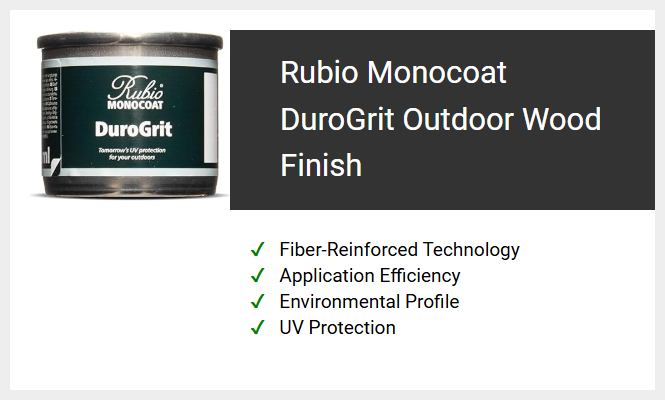 Rubio Monocoat DuroGrit Outdoor Wood Finish