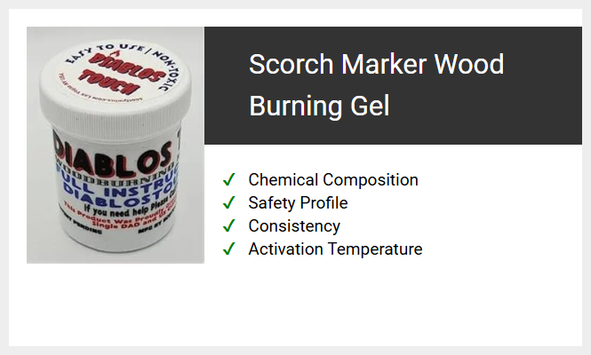 Scorch Marker Wood Burning Gel
