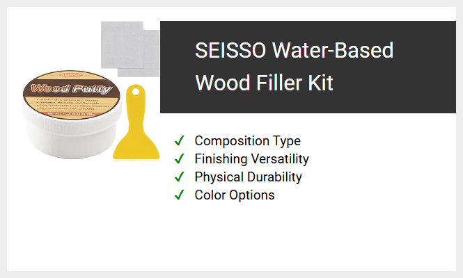 SEISSO Water-Based Wood Filler Kit