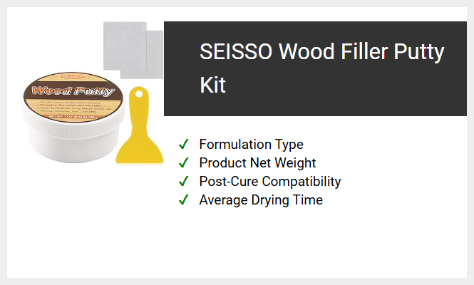 SEISSO Wood Filler Putty Kit
