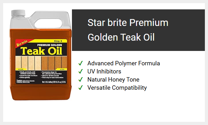Star brite Premium Golden Teak Oil