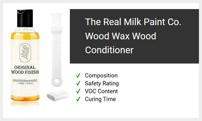The Real Milk Paint Co. Wood Wax Wood Conditioner