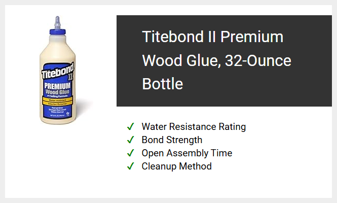 Titebond II Premium Wood Glue, 32-Ounce Bottle