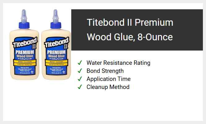 Titebond II Premium Wood Glue, 8-Ounce