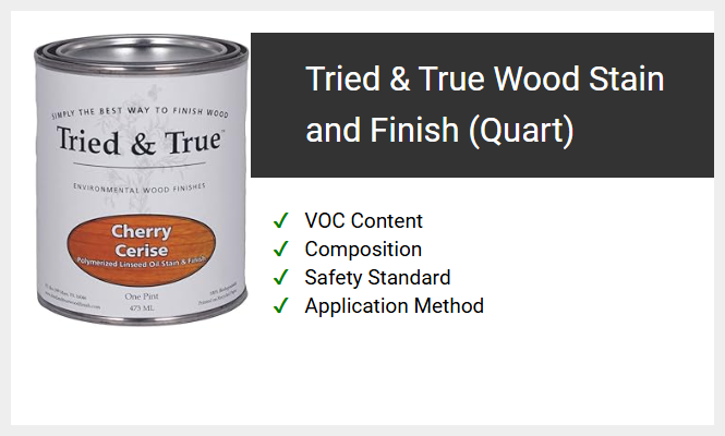 Tried & True Wood Stain and Finish (Quart)