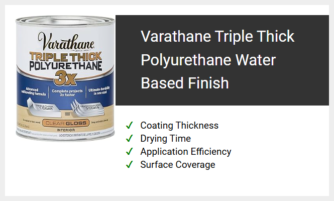 Varathane Triple Thick Polyurethane Water Based Finish