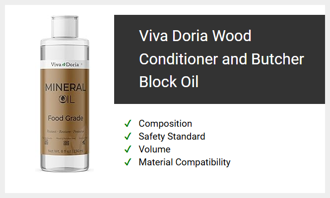 Viva Doria Wood Conditioner and Butcher Block Oil