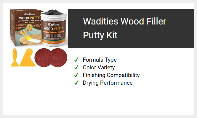 Wadities Wood Filler Putty Kit