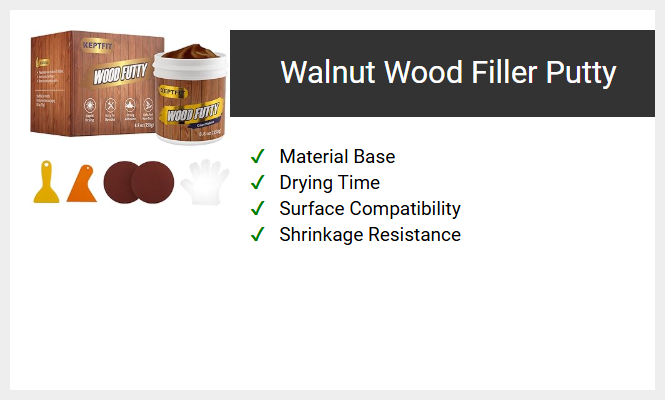 Walnut Wood Filler Putty