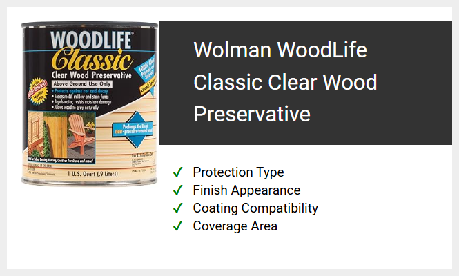 Wolman WoodLife Classic Clear Wood Preservative