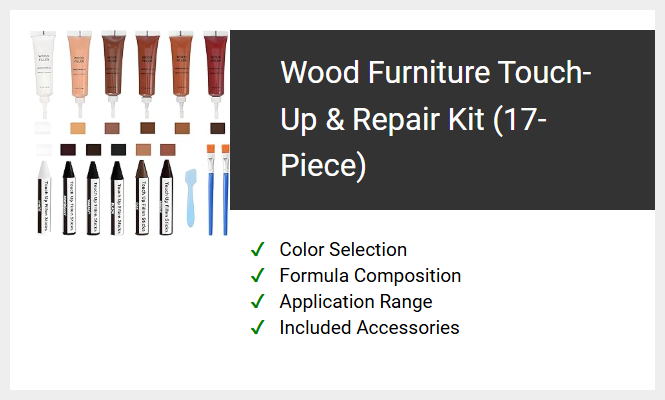 Wood Furniture Touch-Up & Repair Kit (17-Piece)