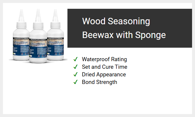 Wood Seasoning Beewax with Sponge