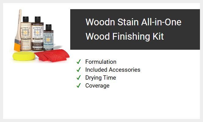 Woodn Stain All-in-One Wood Finishing Kit