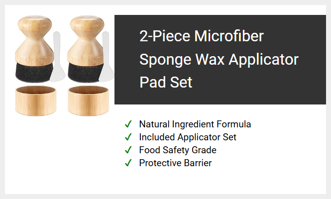 2-Piece Microfiber Sponge Wax Applicator Pad Set