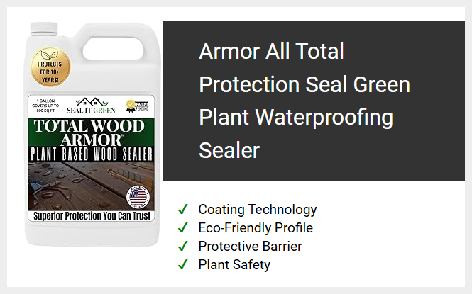 Armor All Total Protection Seal Green Plant Waterproofing Sealer