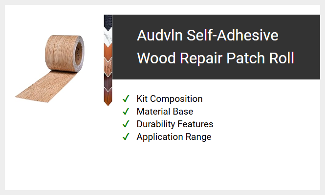 Audvln Self-Adhesive Wood Repair Patch Roll