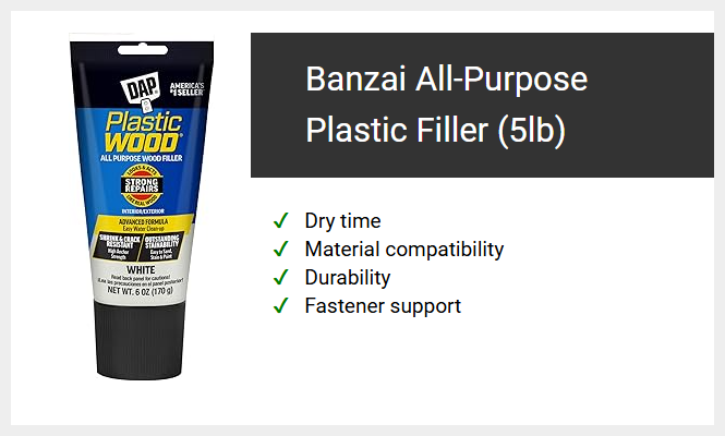 Banzai All-Purpose Plastic Filler (5lb)