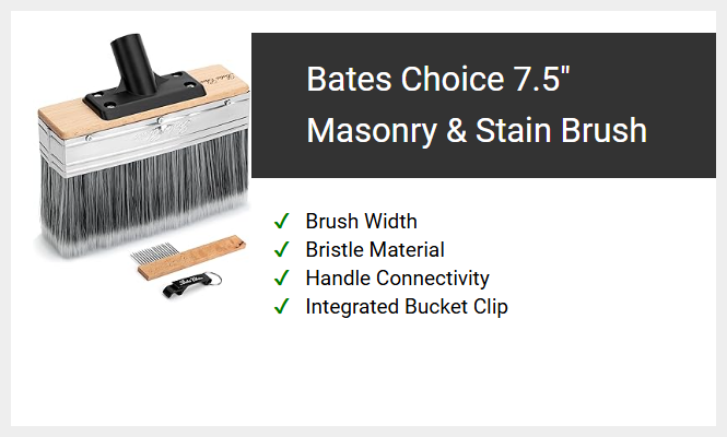 Bates Choice 7.5 Masonry & Stain Brush