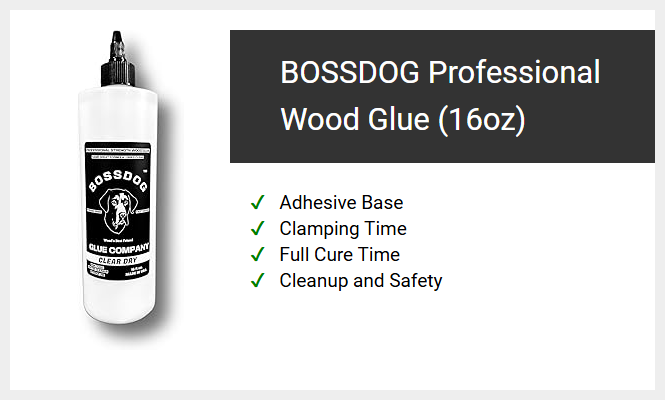 BOSSDOG Professional Wood Glue (16oz)