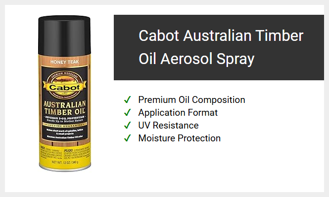 Cabot Australian Timber Oil Aerosol Spray