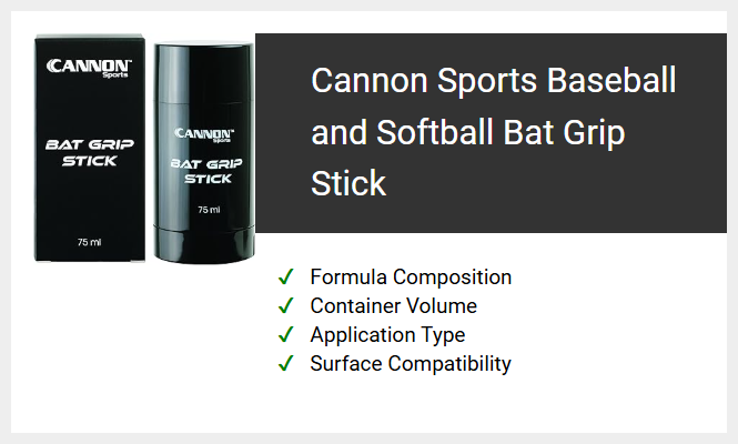 Cannon Sports Baseball and Softball Bat Grip Stick