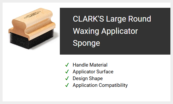 CLARK'S Large Round Waxing Applicator Sponge