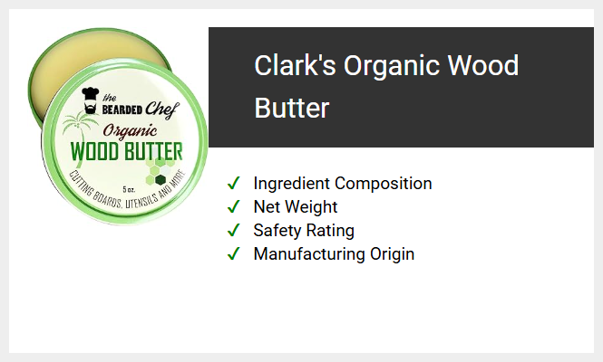 Clark's Organic Wood Butter