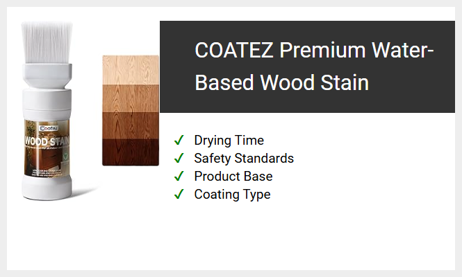COATEZ Premium Water-Based Wood Stain