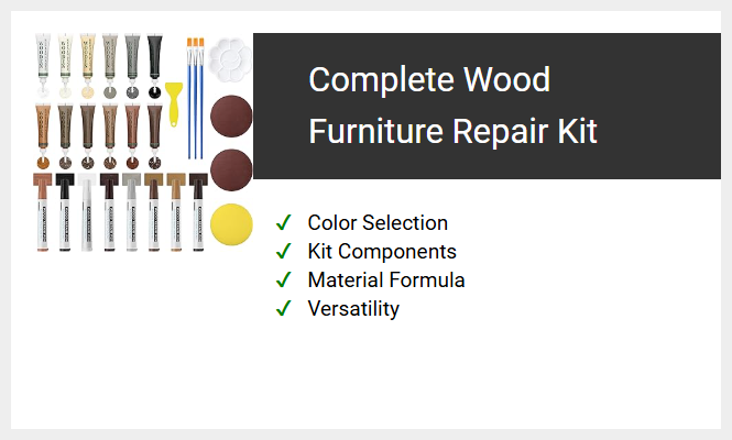 Complete Wood Furniture Repair Kit