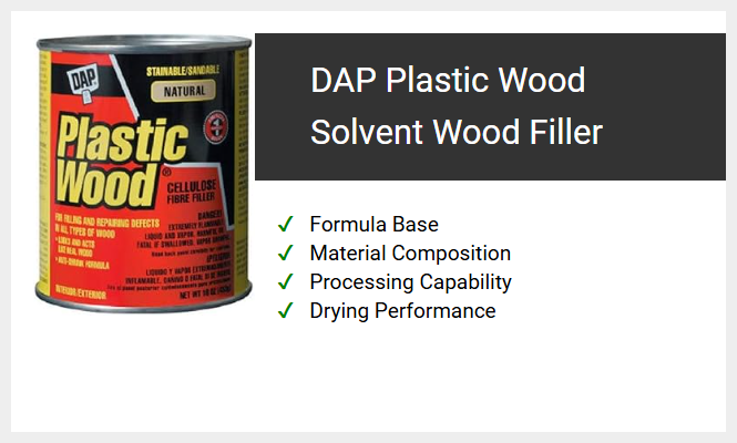 DAP Plastic Wood Solvent Wood Filler