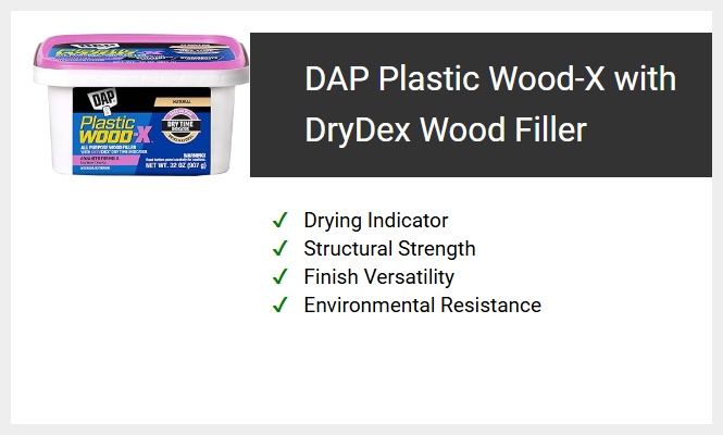 DAP Plastic Wood-X with DryDex Wood Filler