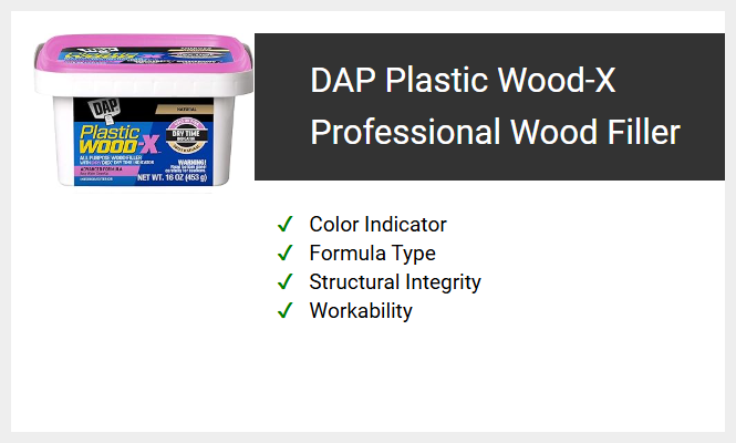 DAP Plastic Wood-X Professional Wood Filler