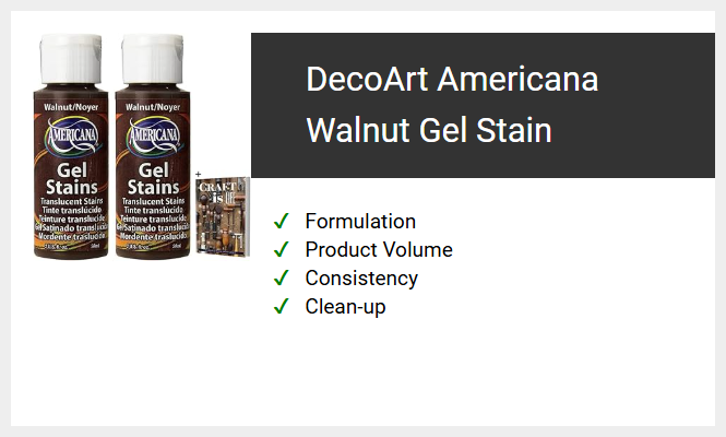 DecoArt Americana Walnut Gel Stain